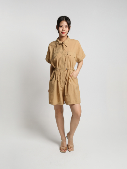 Oversize Waist Drawstring Jumpsuit 23323