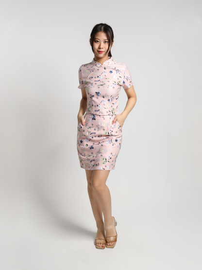 Floral Cheongsam Set 25167