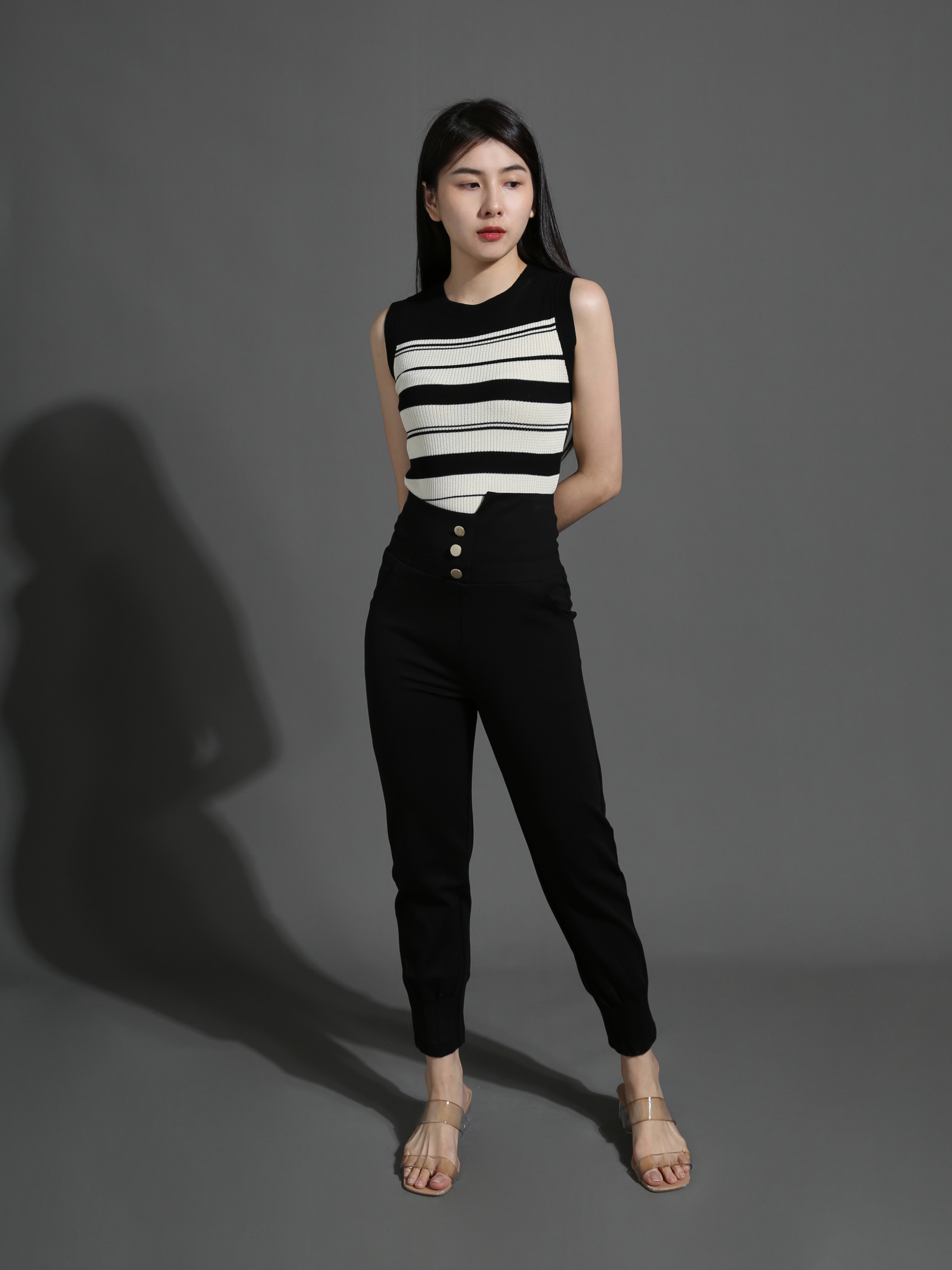 Front Button Long Pant 26596