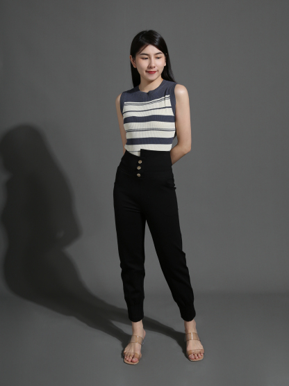 Front Button Long Pant 26596