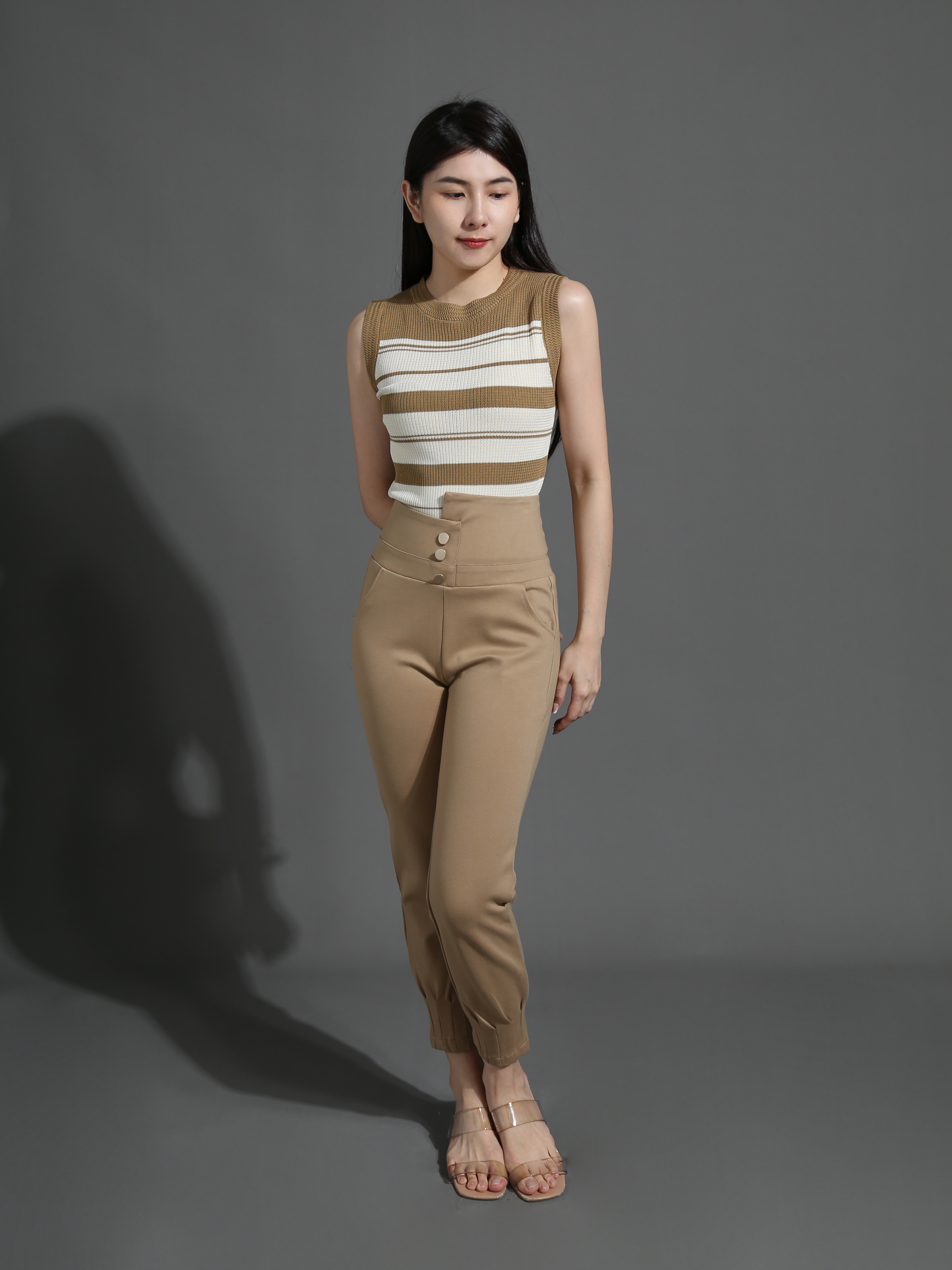 Front Button Long Pant 26596