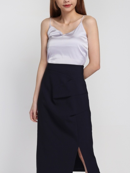 Formal Side Split Skirt 21719