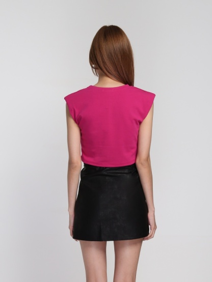 High Waist Side Pocket Skirt 24006