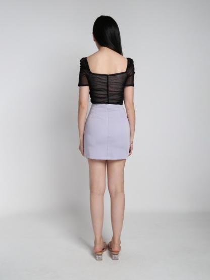 Sweetheart Neckline Wrap Lace Top 21157