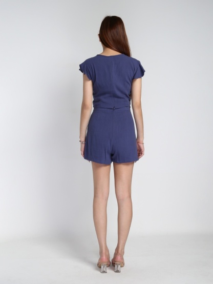 Twist Top With Pants Set 21691