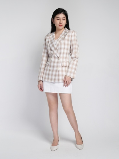 Korean Style Checker Blazer 16006