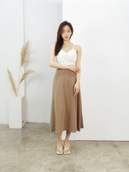 High Waist Stretchable Long Skirt 17305