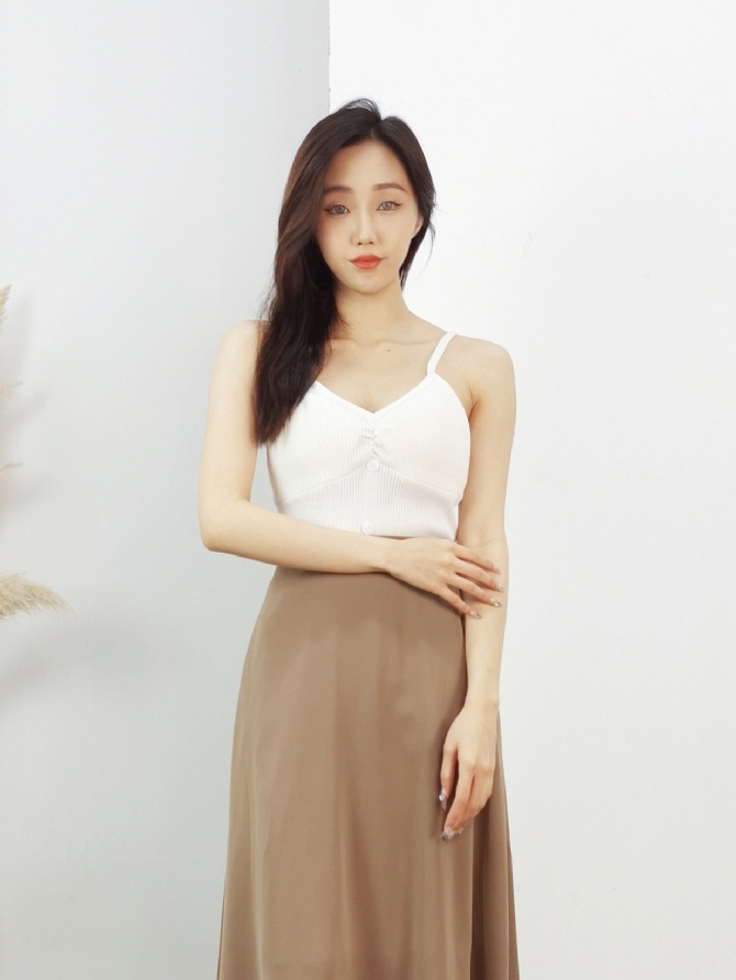 High Waist Stretchable Long Skirt 17305