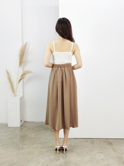 High Waist Stretchable Long Skirt 17305
