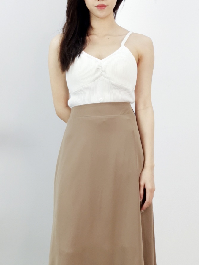 High Waist Stretchable Long Skirt 17305