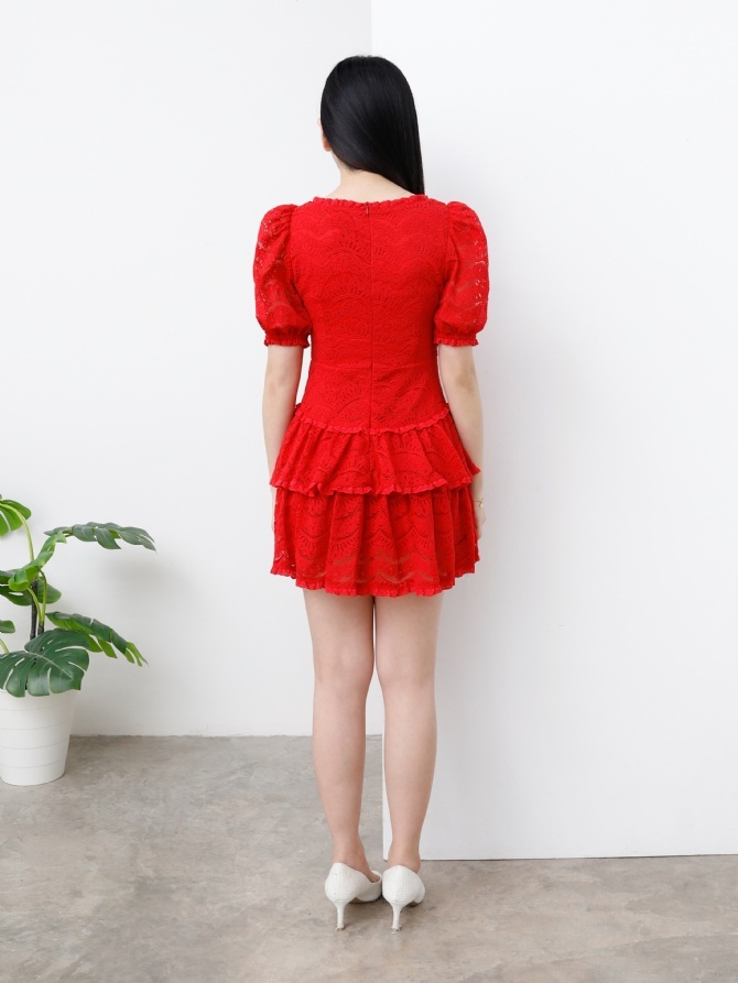Lace Layered Dress 25129