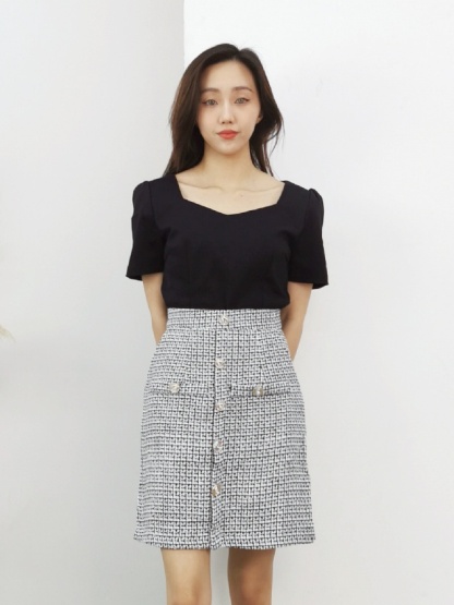 Formal Short Sleeve Top 16226