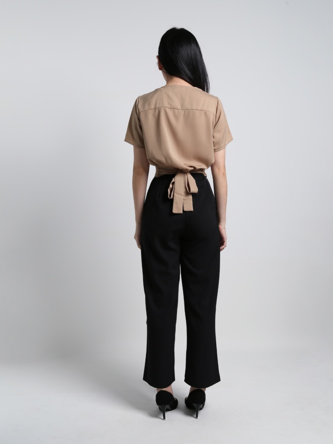 Formal Wide Leg Long Pants 19245