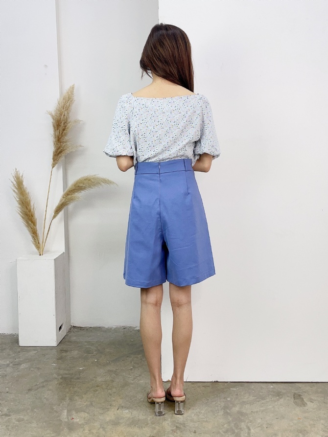 High Waist Basic Short Pants 17263