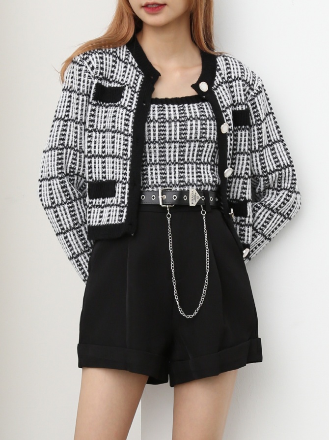 Side Pocket With Belt Short Pants 25150