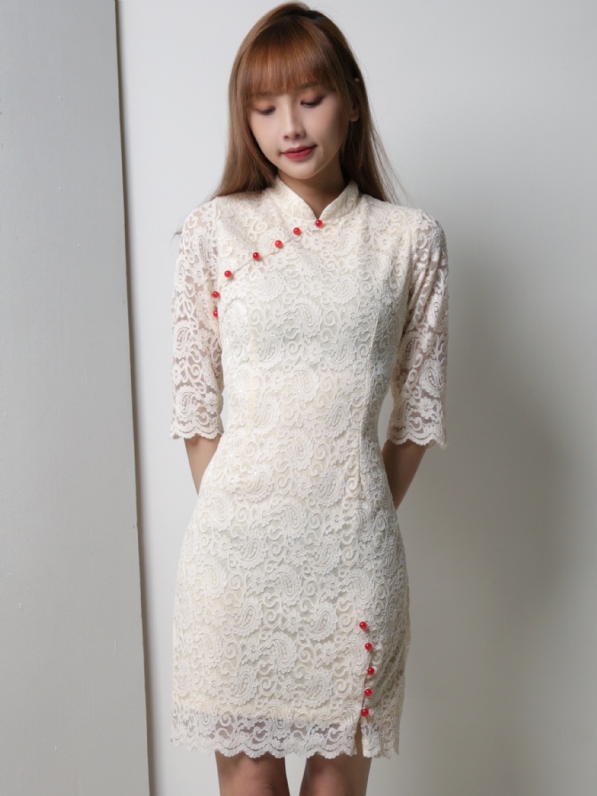 Cheongsam Lace Dress 18421