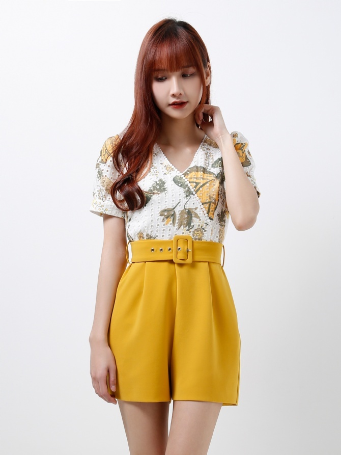 Floral Laced Jumpsuit