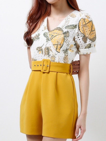 Floral Laced Jumpsuit