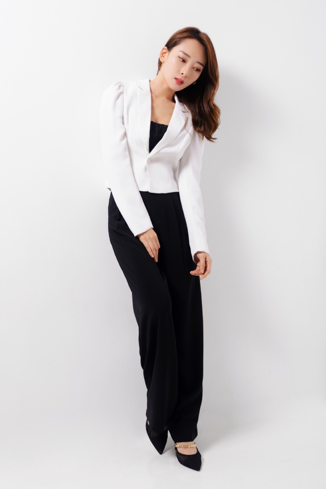 Structured Sleeves Blazer ac1-15