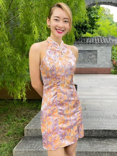 Halter With Side Split Dress Ac3 17