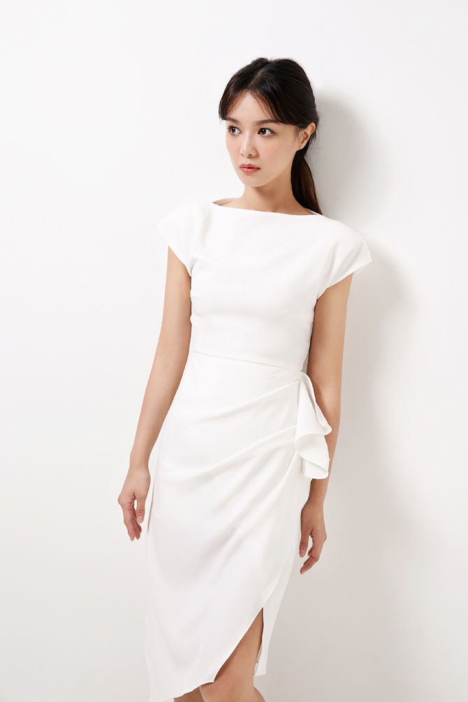Dress With Draping Details