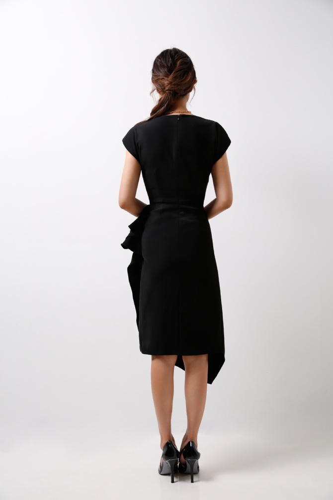 Dress With Draping Details