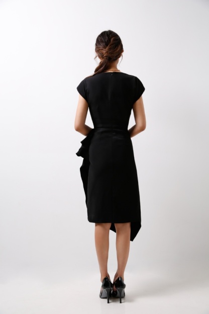 Dress With Draping Details