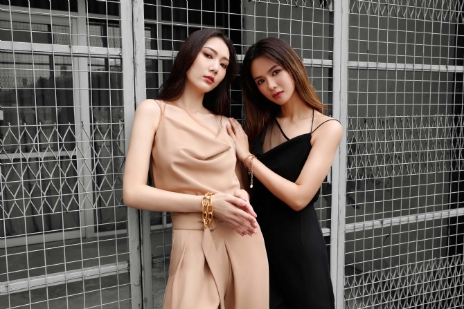 Belted Wide Leg Pants AC1-08