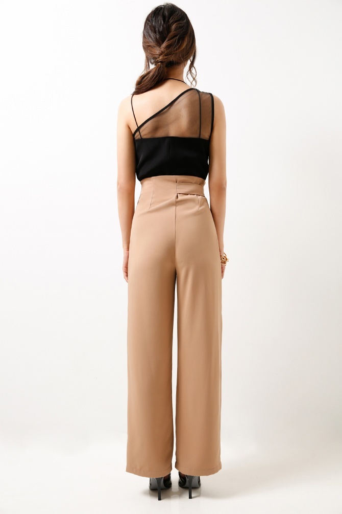 Belted Wide Leg Pants AC1-08