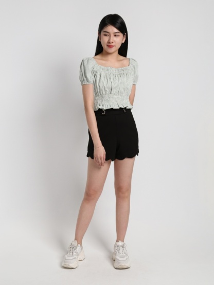 Stripe Square Neck Top 18425