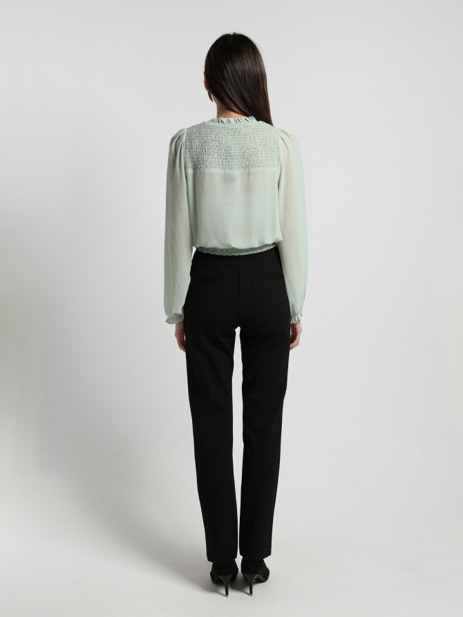 Turtle Neck Long Sleeve Top 17140