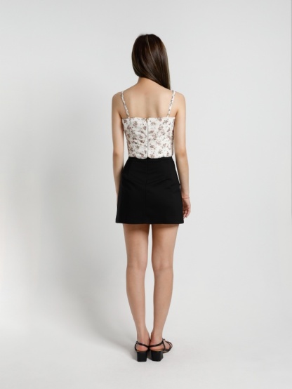 Floral Strap Top 17166