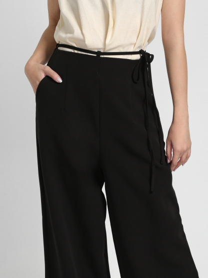 High Waist With Waist Strap Long Pants 23136