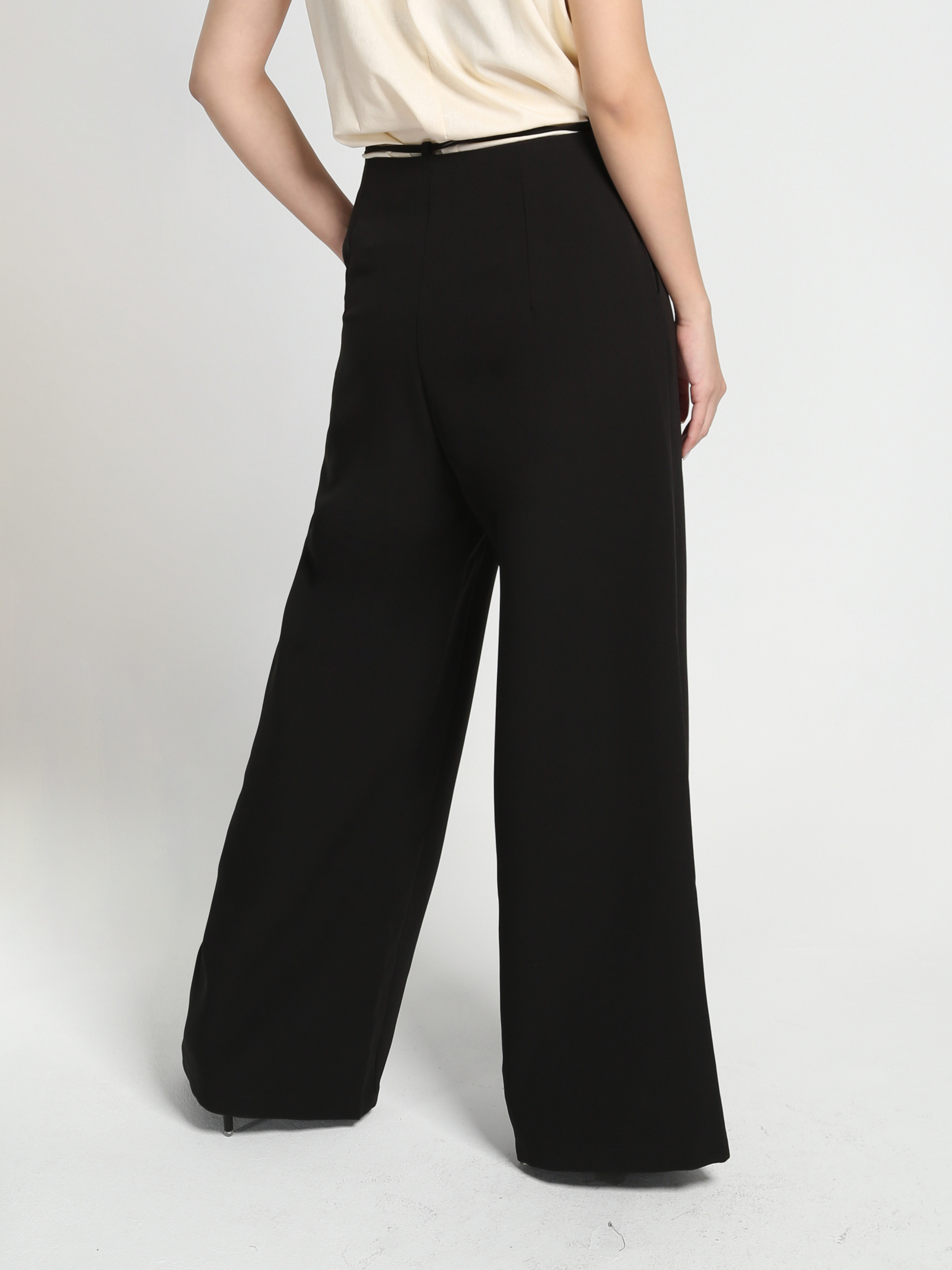 High Waist With Waist Strap Long Pants 23136