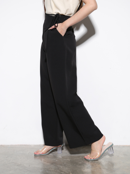 High Waist With Waist Strap Long Pants 23136