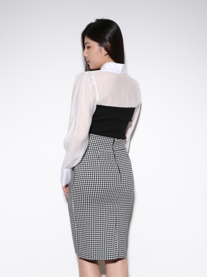 High Waist With Split Skirt 23120