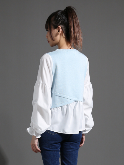 Denim Decorative Belt Long Pants 26351