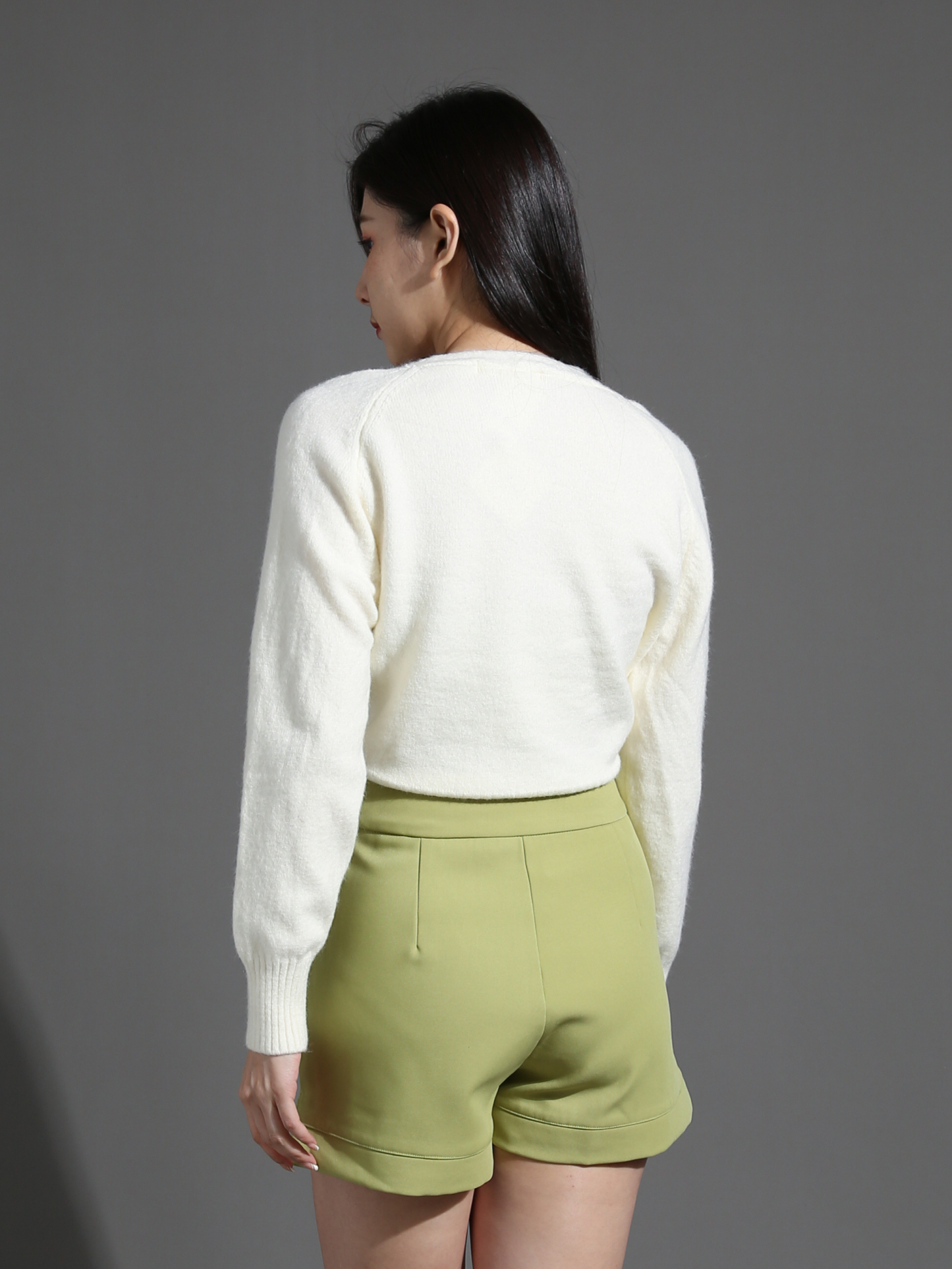 High Waist Side Pocket Short Pants 26782