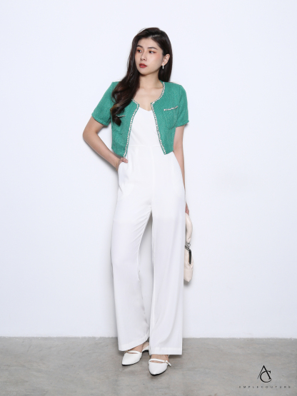 Front Chain With Strap Jumpsuit AC009