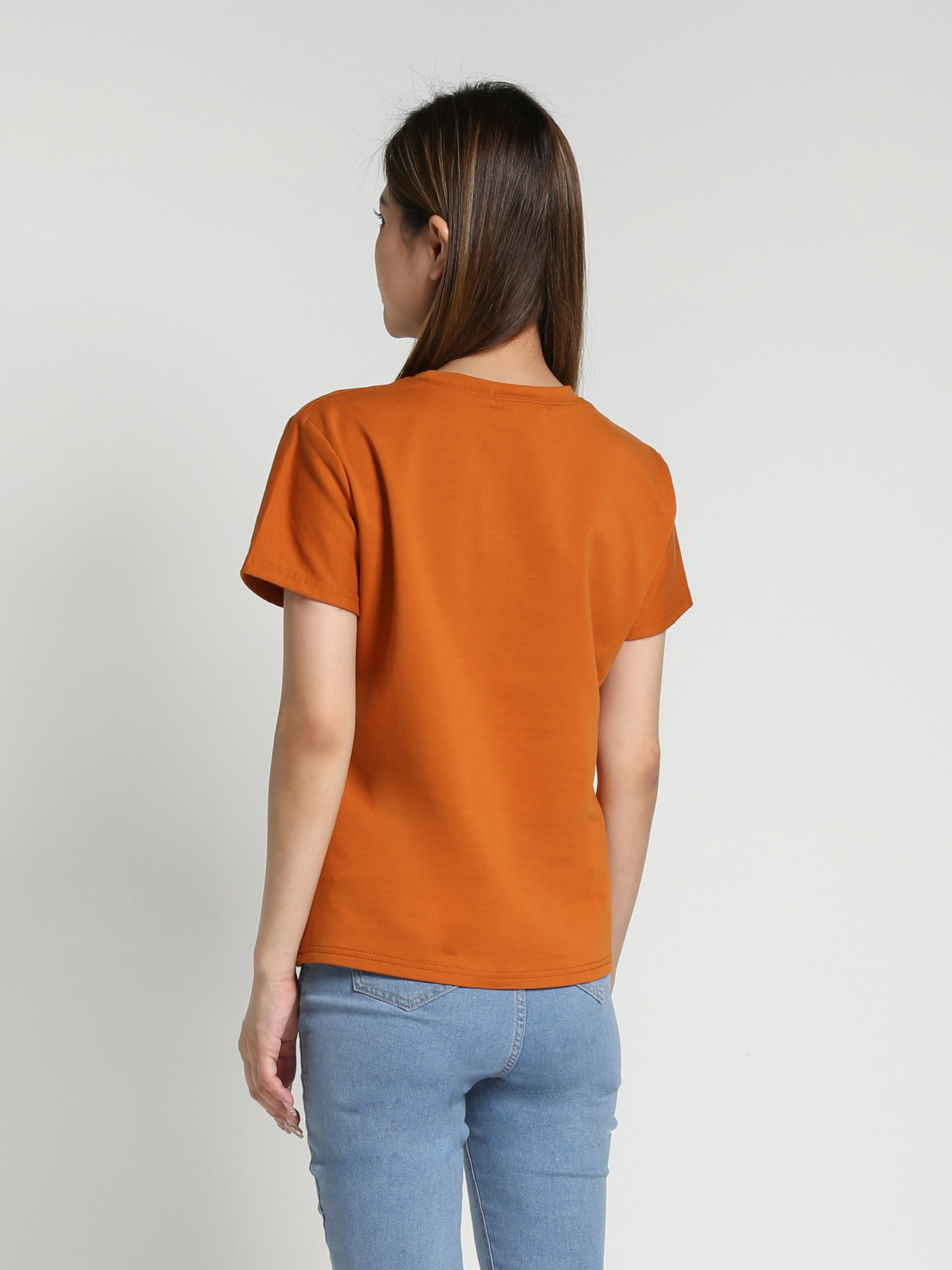 Short Sleeve Front Mickey Print Top 26876