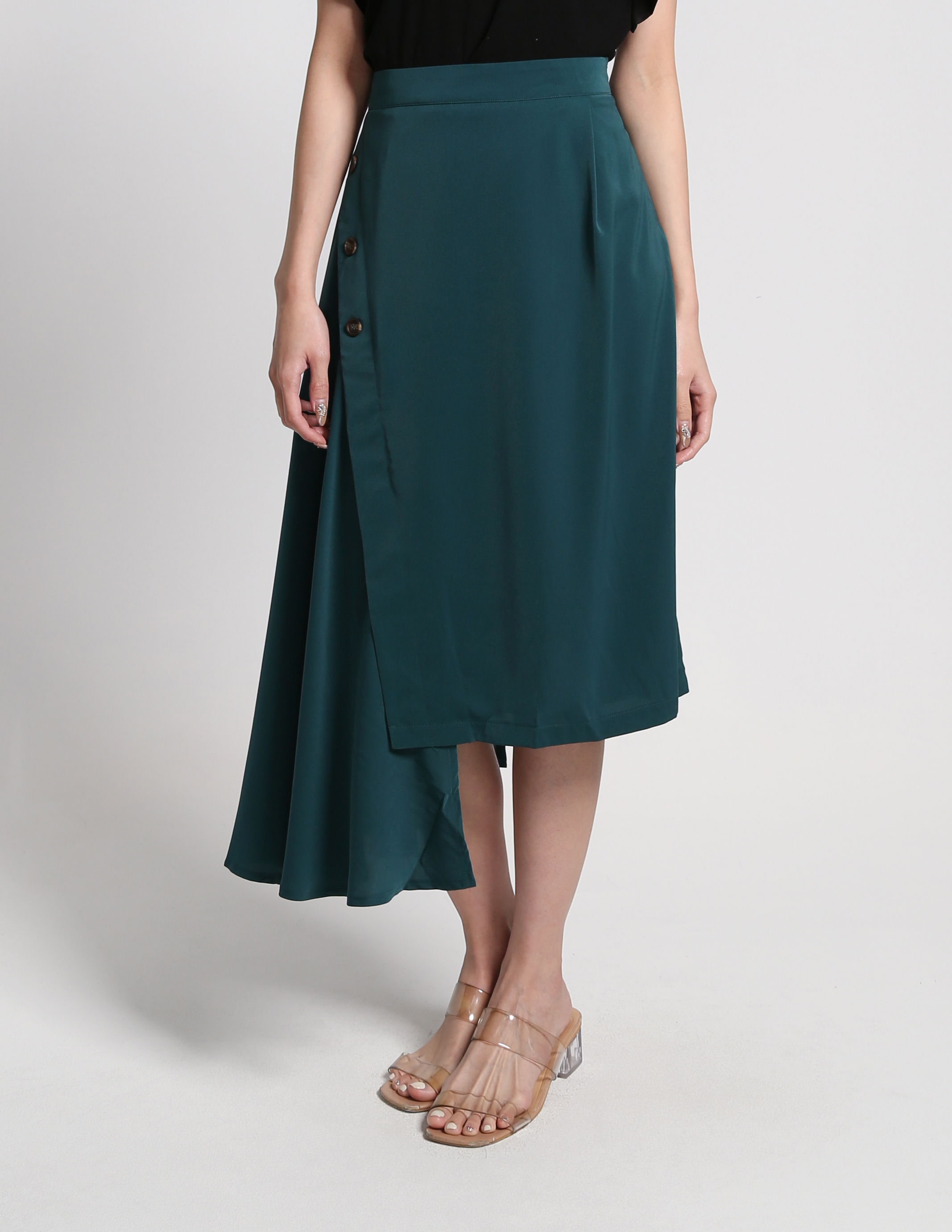 Irregular Long Wrap Long Skirt 27000