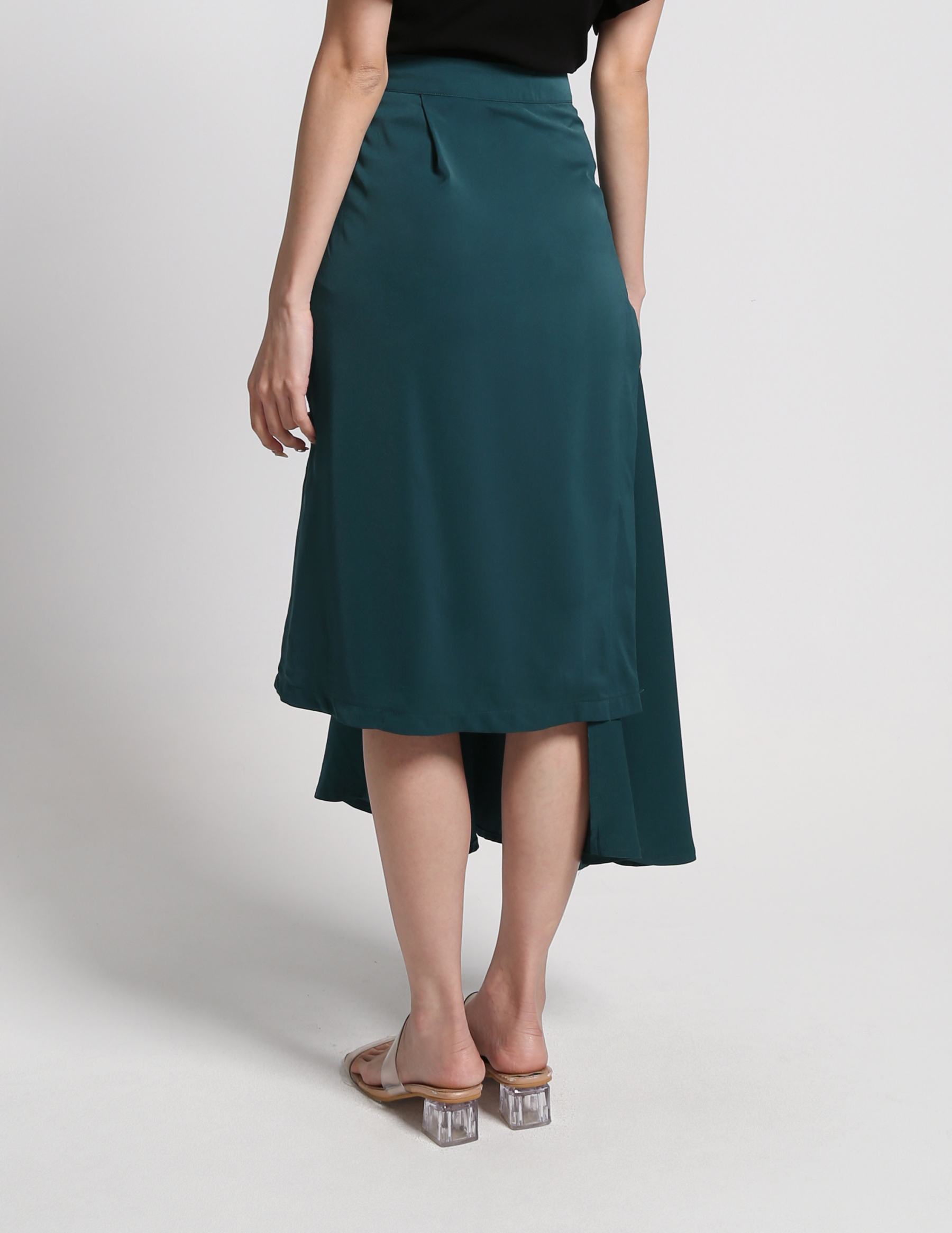 Irregular Long Wrap Long Skirt 27000