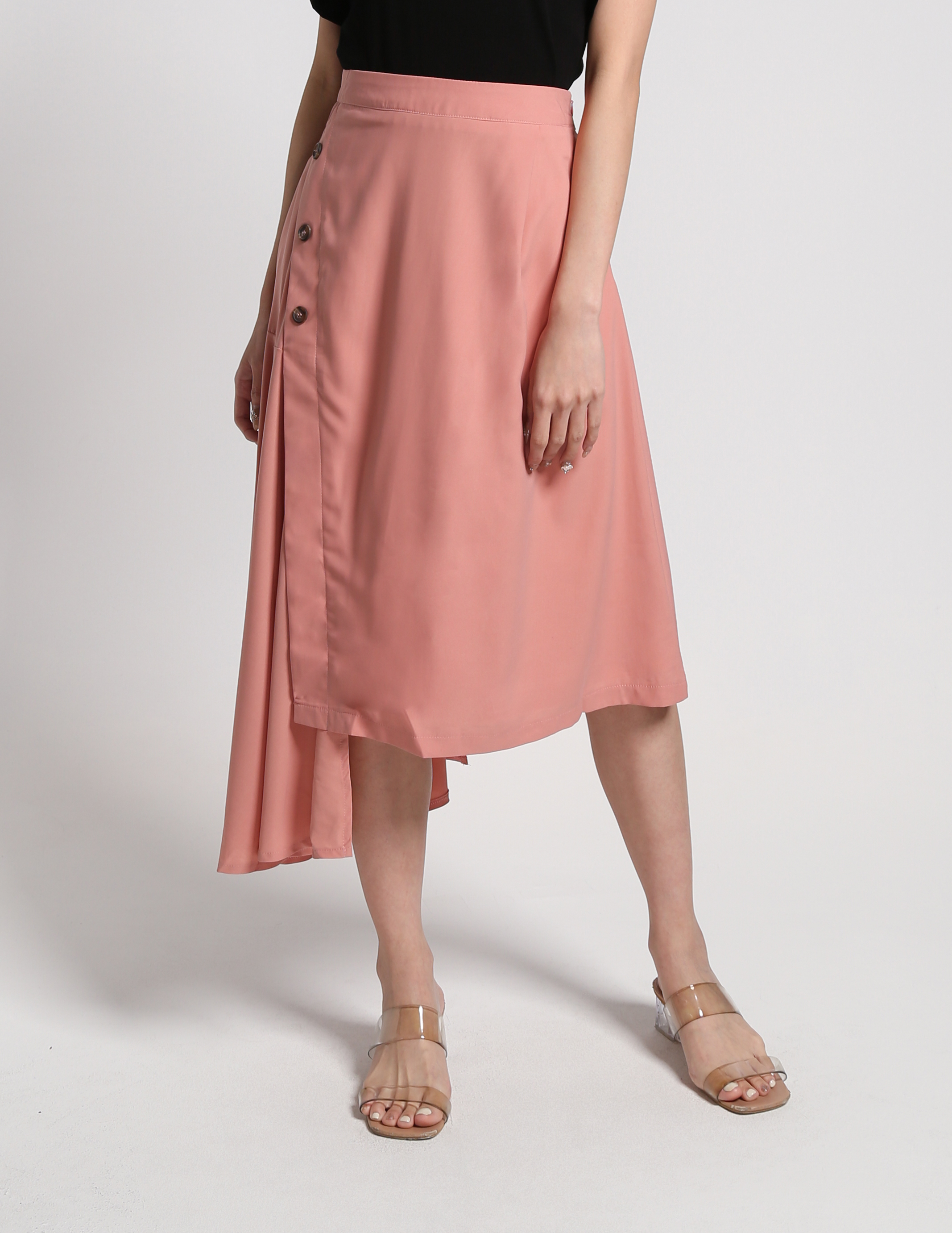 Irregular Long Wrap Long Skirt 27000