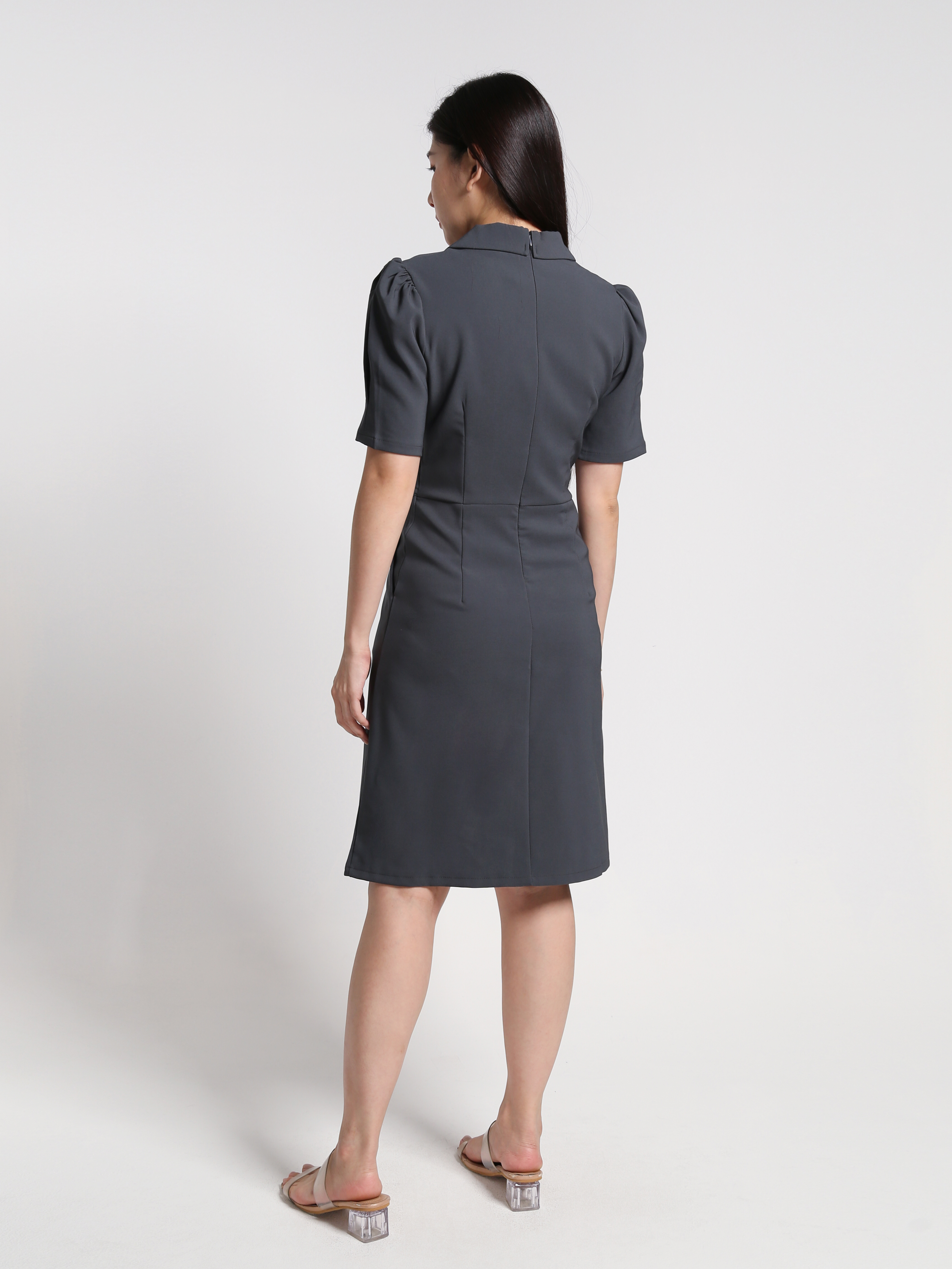 Formal Front Button Dress 27070