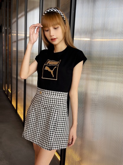 High Waist Side Split Skirt 18928