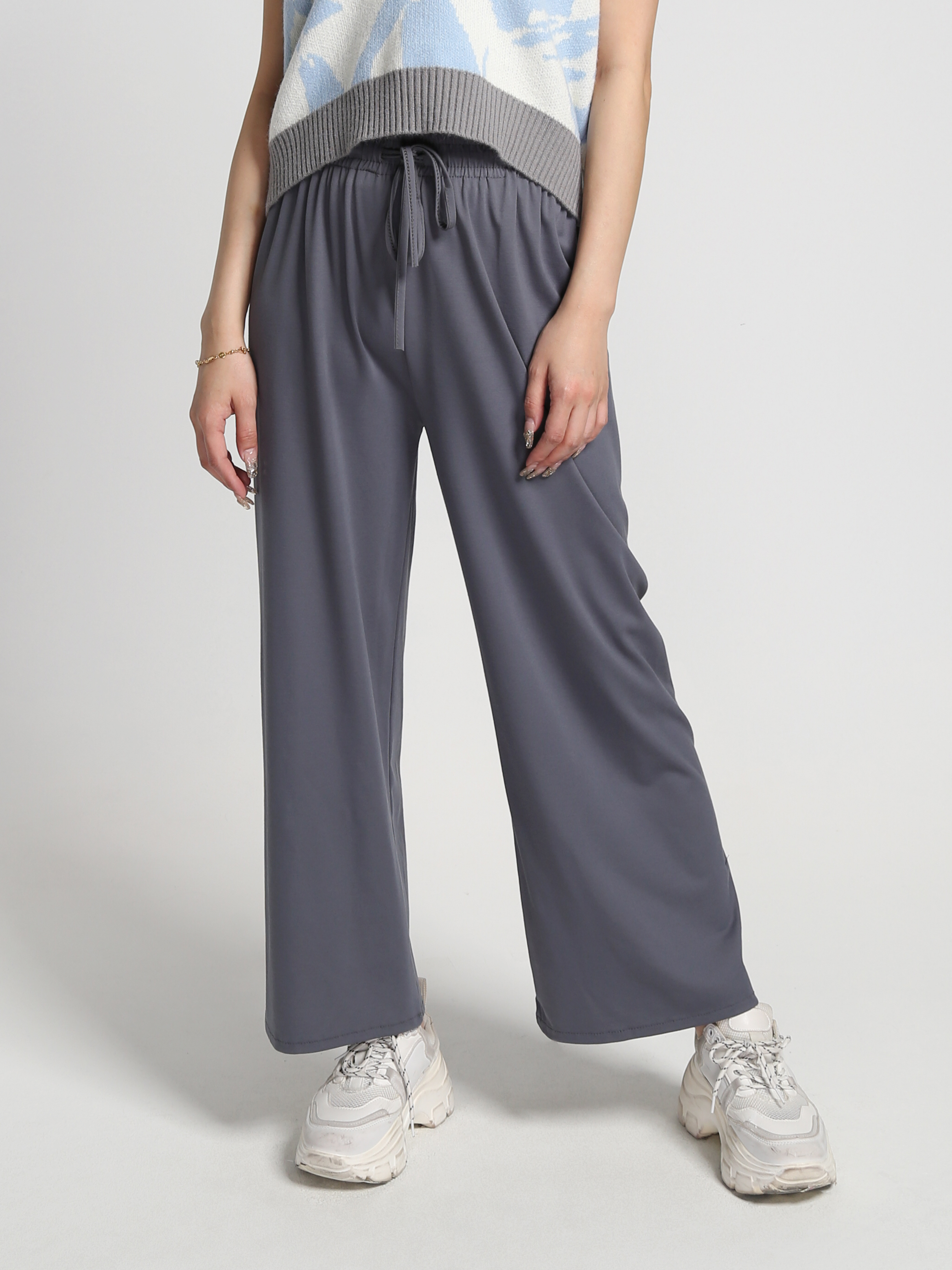 Waist Stretchable Long Pants 27273