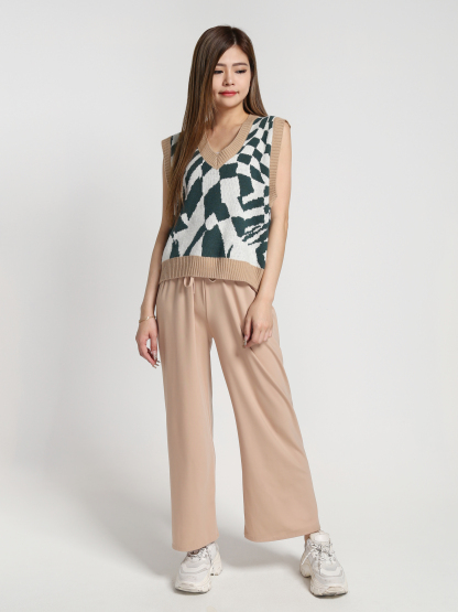 Waist Stretchable Long Pants 27273