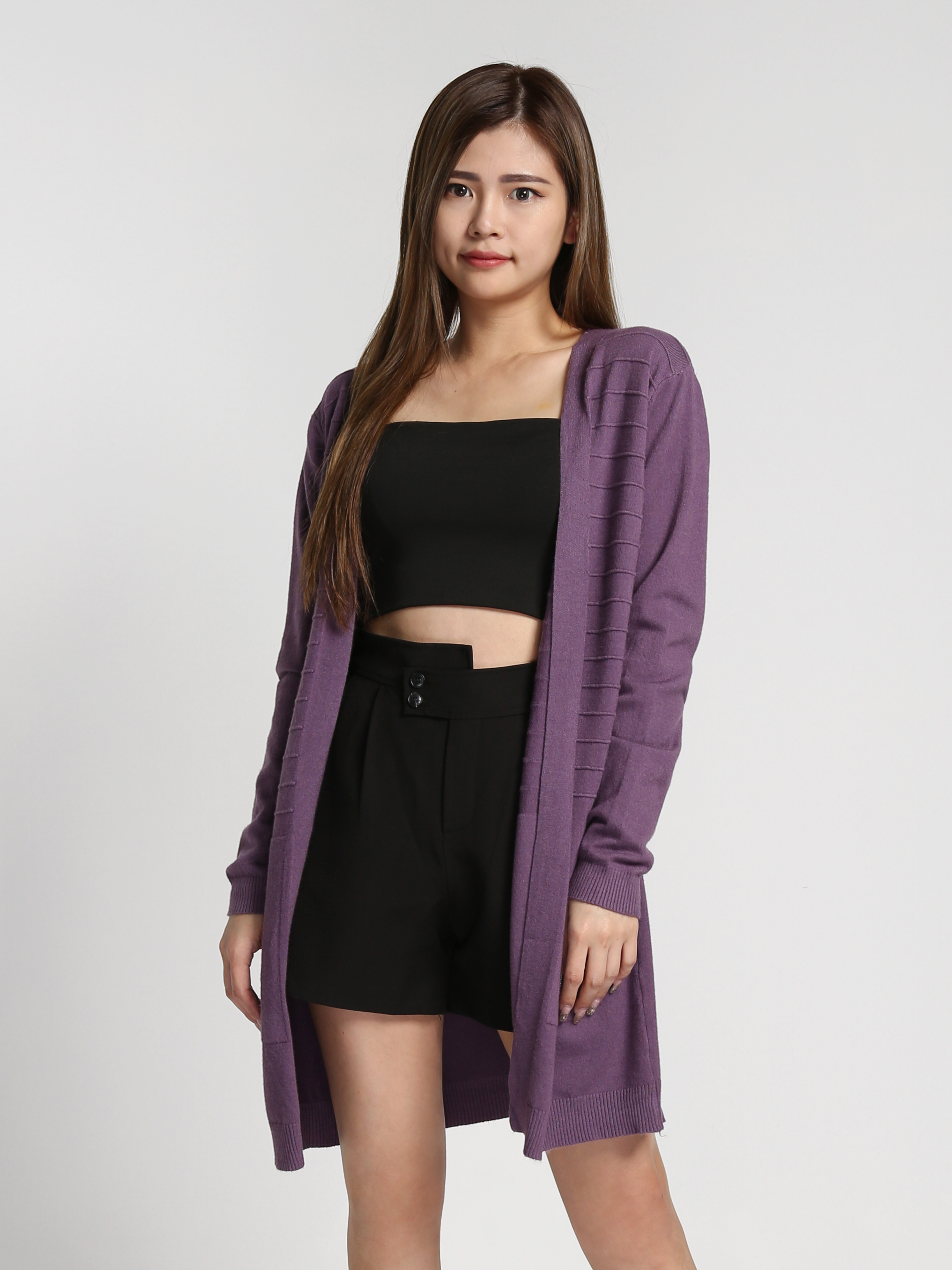 High Waist Side Pocket Short Pants 27211