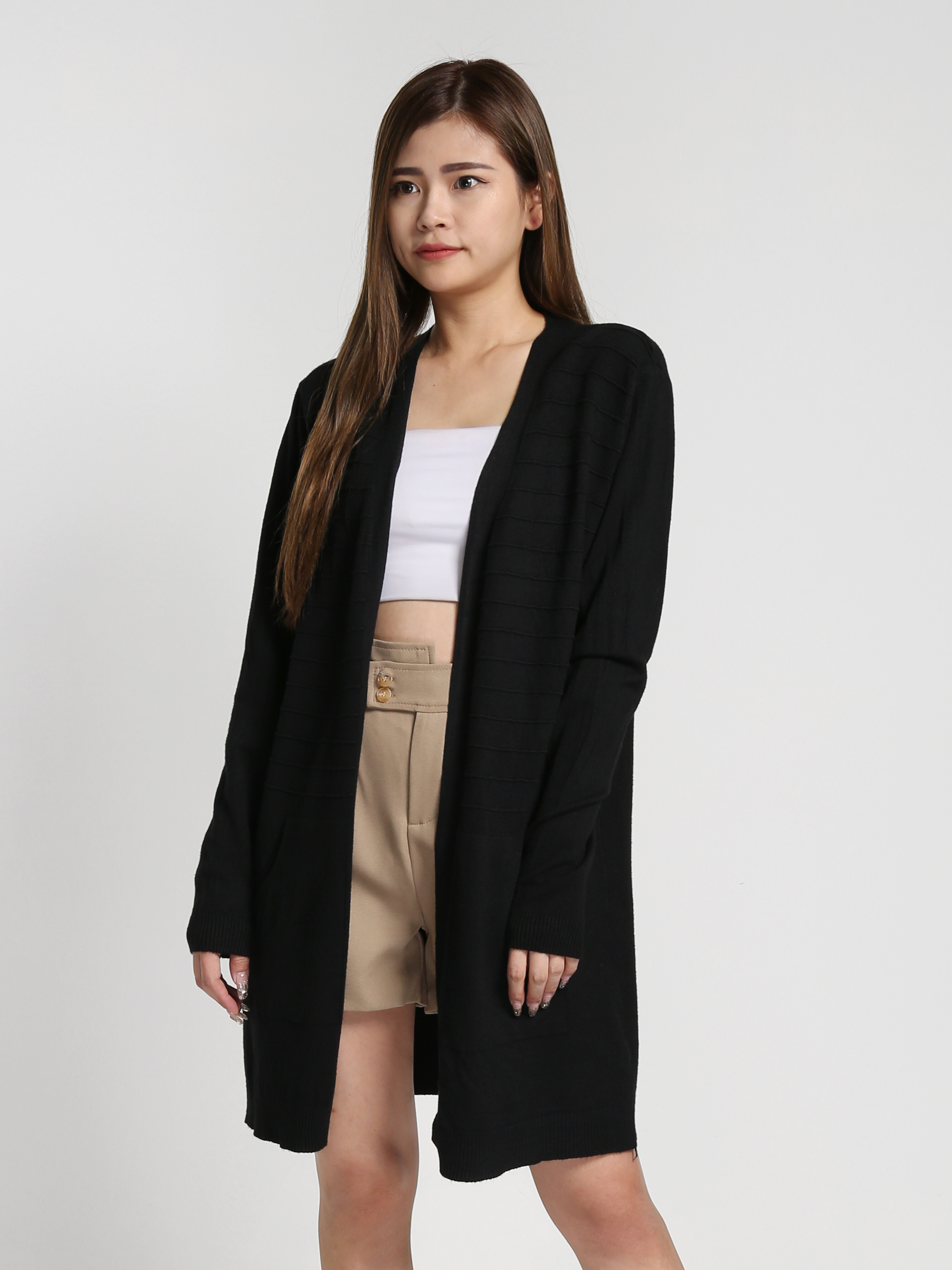 High Waist Side Pocket Short Pants 27211