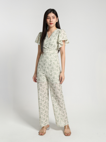 Floral Ruffles Jumpsuit 27235